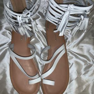 White, BRAND NEW, Jeffery Campbell sandals